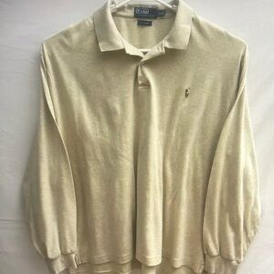 Polo by Ralph Lauren Beige Men's Polo Shirt